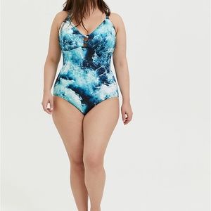 torrid Swim - Torrid Blue Swimsuit NWT torrid Swim - Torrid Blue Swimsuit NWT